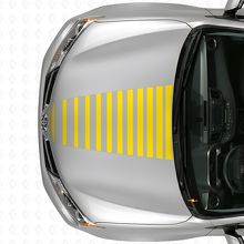 Vinilo adhesivo de rayas tipo estroboscópico para capó para Toyota RAV4 2013+_5
