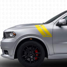 Kit de pegatinas de vinilo de doble banda 345 para guardabarros delantero para Dodge Durango 2011+_5
