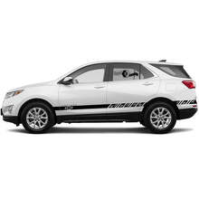 Kit de Calcomanías de Vinilo de Rayas Laterales Estilo Racing para Chevrolet Equinox 2021_2