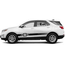 Kit de vinilos con franjas laterales estilo racing para Chevrolet Equinox 2021_4