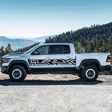 Juego de Calcomanías de Vinilo con Rayas Laterales Estilo Rebel para Dodge Ram Rebel 2021+_4