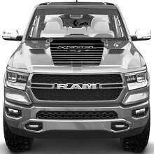 Calcomanía de vinilo con franjas para capó TRX Rebel para Dodge Ram Rebel 2021+_3