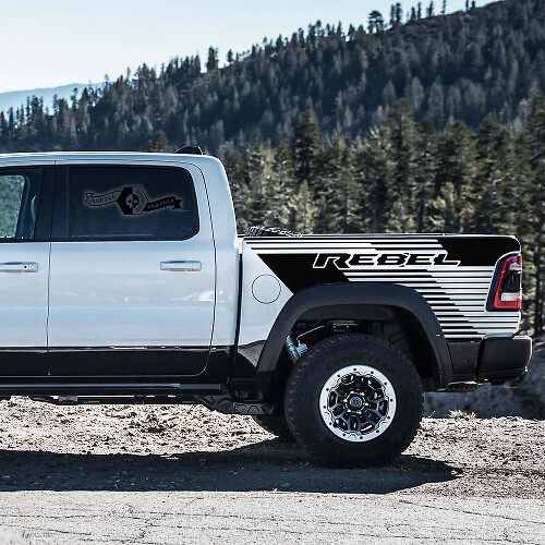 Kit de vinilo decorativo estilo estroboscópico para cabecera para Dodge Ram Rebel TRX 2021+