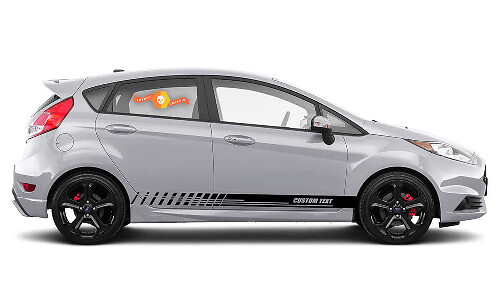 Kit de Calcomanías Laterales de Vinilo Estilo Racing para Musclecar Fiesta S