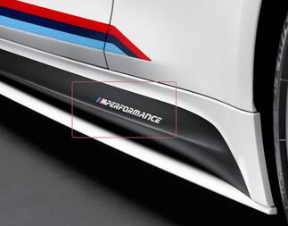 BMW m performance nuevas pegatinas de vinilo LATERALES
