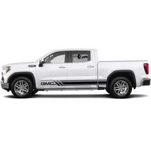 Juego de Vinilos de Franjas Laterales con Marca para GMC Sierra_3