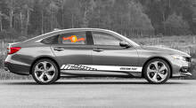 Kit de vinilo con rayas laterales personalizadas para carreras para Honda Accord_3