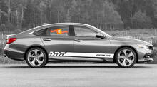 Kit de vinilo con rayas laterales personalizadas para carreras para Honda Accord_4
