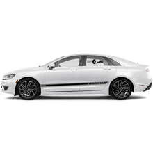 Kit de vinilos decorativos de franjas laterales para Lincoln MKZ_2