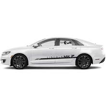 Kit de vinilos decorativos de franjas laterales para Lincoln MKZ_4