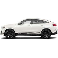 Kit de adhesivos de vinilo con franjas laterales decorativas para Mercedes Benz GLE_3