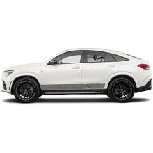 Kit de adhesivos de vinilo con franjas laterales decorativas para Mercedes Benz GLE_4