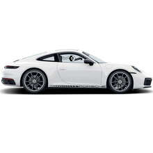Kit de calcomanías de vinilo para paneles laterales estilo cuadros para Porsche Carrera 911_2