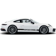 Kit de vinilos con franjas laterales de marca para Porsche Carrera 911_2