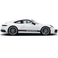 Kit de vinilos con franjas laterales de marca para Porsche Carrera 911_3