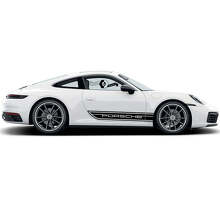 Kit de vinilos con franjas laterales de marca para Porsche Carrera 911_4