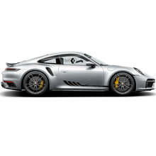 Kit de Vinilo de Rayas en la Puerta con Marca para Porsche 911 Turbo S_3