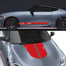 Kit de Calcomanías de Vinilo con Contorno y Rayas Laterales Nismo para Capó Nissan Z Nismo 2024_2