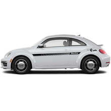 Kit de vinilos con franjas laterales y letras Beetle para Volkswagen Beetle_3
