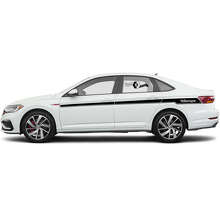 Juego de Pegatinas Vinilo de Franjas Laterales con Marca para Volkswagen Jetta_3