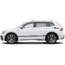 Kit de vinilos con franjas laterales de letras para Volkswagen Tiguan_2