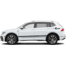 Kit de vinilos con franjas laterales de letras para Volkswagen Tiguan_4