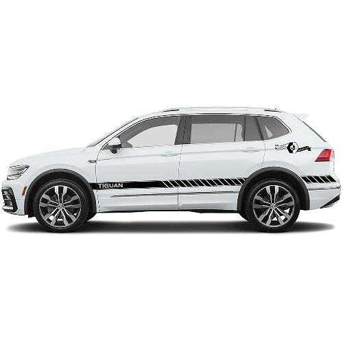 Kit de Vinilo de Rayas Laterales Accent para Volkswagen Tiguan