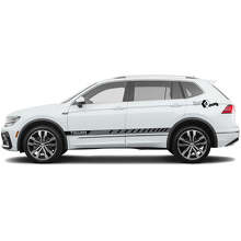 Kit de Vinilo de Rayas Laterales Accent para Volkswagen Tiguan_4
