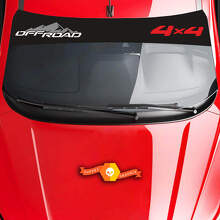 Vinilo adhesivo para parabrisas Off Road Mountains 4x4 para coches_2