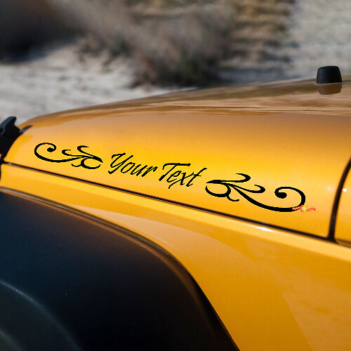 Calcomanías Vinilo Laterales Decoradas para Capó para Jeep Wrangler