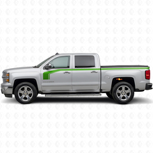 Kit de Vinilo para Lados con Contorno Inferior Estilo Palo de Hockey para Chevy Silverado 1500 2014+_3