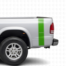 Kit de Vinilo con Rayas de Contorno 4x4 para Lado Trasero para Dodge Dakota 1997+_3