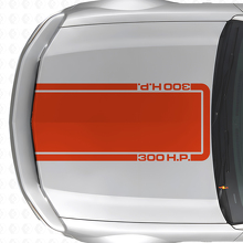Vinilo adhesivo de línea contorno para capó de 300 C.V. para Musclecar Musclecarmodel Mach 1 2005-09_4