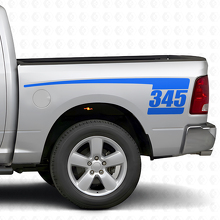 Kit de Pegatinas de Vinilo Laterales Traseros Estilo Palo de Hockey 345 para Dodge Ram 2009-18_2