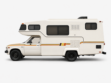 Kit de vinilo con tiras laterales retro de 3 colores estilo antiguo para Toyota Sunrader RV_2