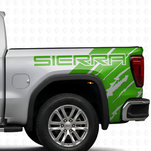 Kit de vinilos decorativos estilo envejecido con marca para la cabecera de cama de GMC Sierra 2019_3