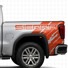 Kit de vinilos decorativos estilo envejecido con marca para la cabecera de cama de GMC Sierra 2019_4