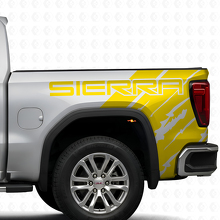 Kit de vinilos decorativos estilo envejecido con marca para la cabecera de cama de GMC Sierra 2019_5