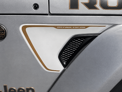 Kit de Calcomanías Vinílicas de Ventilación en Guardabarros Edición Final 392 para Jeep Wrangler Rubicon