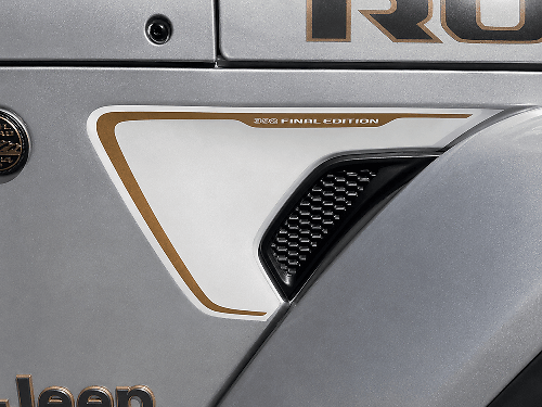 Kit de Calcomanías Vinílicas de Ventilación en Guardabarros Edición Final 392 para Jeep Wrangler Rubicon