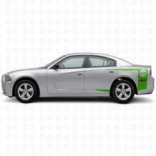 Calcomanía de vinilo con franjas en banda trasera 5.7L para el lateral de la caja para Dodge Charger 2011-2014_3