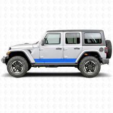 Adhesivo Vinilo Lateral de Rayas Rectas para Jeep Wrangler 2018-2027_3