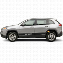 Calcomanía Vinilo Lateral con Contorno de Letras Deportivas para Jeep Cherokee 2014-2023_2