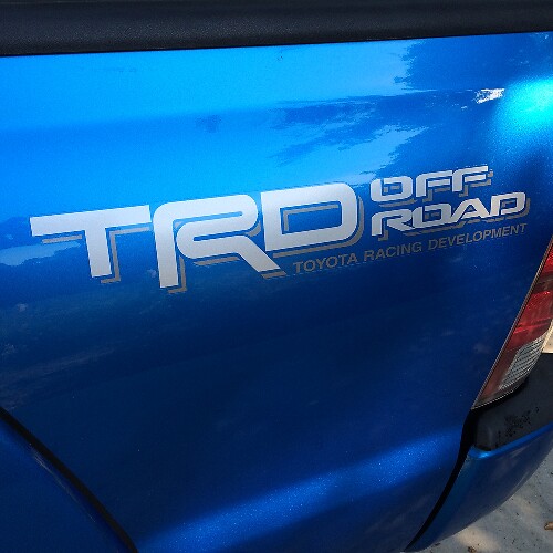 2 lado Toyota TRD Camión Off Road 4x4 Toyota Racing Tacoma Calcomanía Vinilo Pegatina #3
