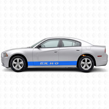 Vinilo adhesivo lateral de rayas rectas H/O 6.1L para Dodge Charger 2011-2014_2