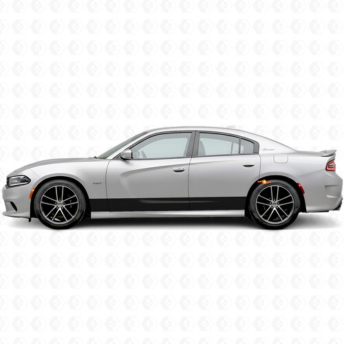 Pegatina Vinilo Lateral de Rayas Rectas para Dodge Charger 2015-2026