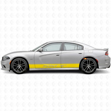 Vinilo Adhesivo de Rayas de Contorno Personalizadas para Dodge Charger 2015-2026_5