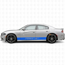 Calcomanía de vinilo lateral de franjas rectas personalizadas para Dodge Charger 2015-2026_2