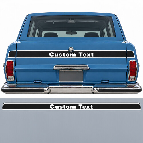Kit de Vinilo con Franjas para Portón Trasero para Jeep Cherokee Chief 1978