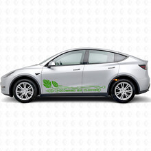 Adhesivo vinílico para puerta de lado impulsado para Tesla Model Y_3